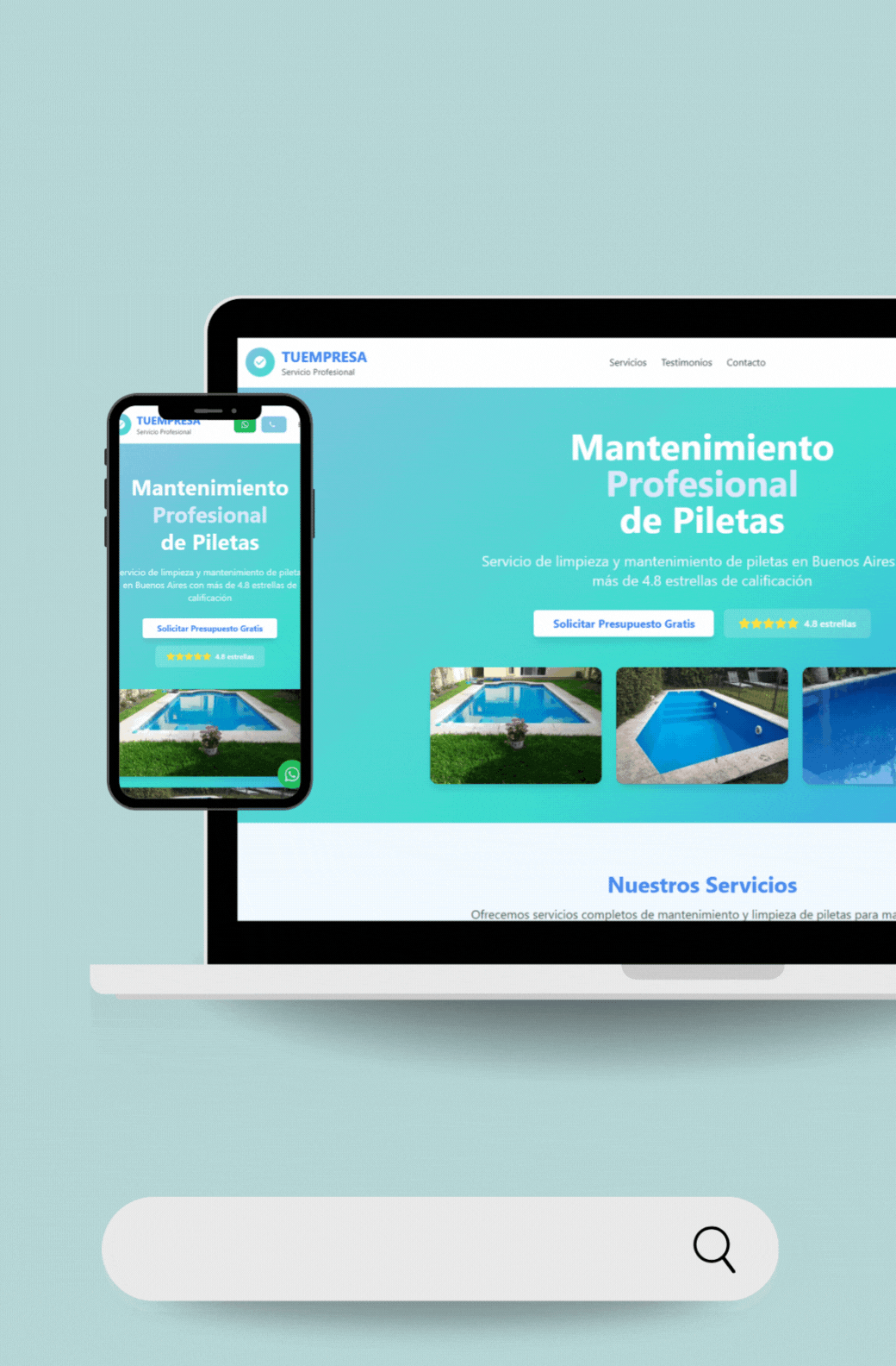 Diseño web profesional y responsivo